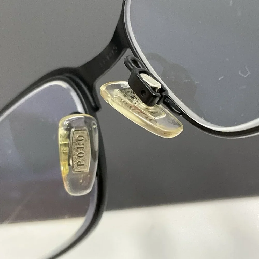 Polo Ralph Lauren 8036 3136 Black Red Rectangle Kids Eyeglasses Frames 46-15 125